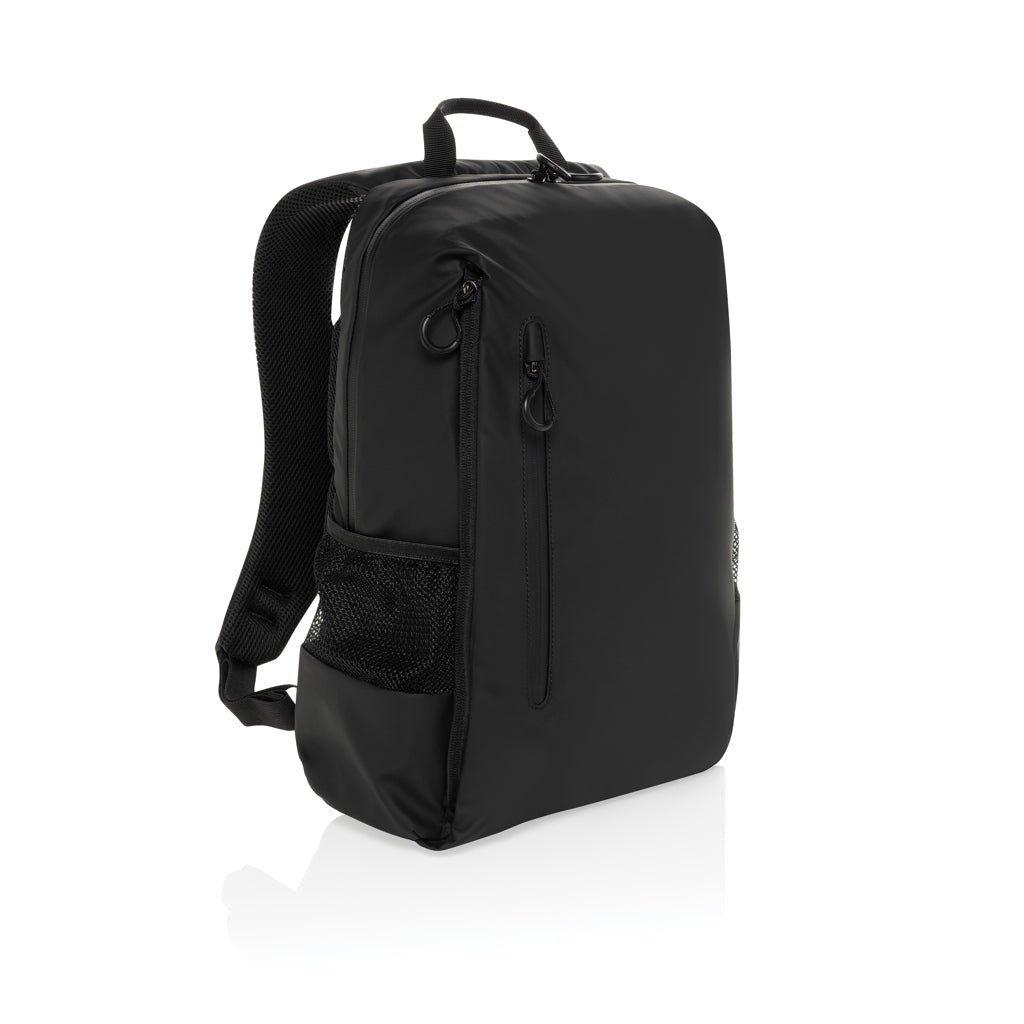 Lima Aware™ RPET water resistant 15.6 laptop backpack - Black