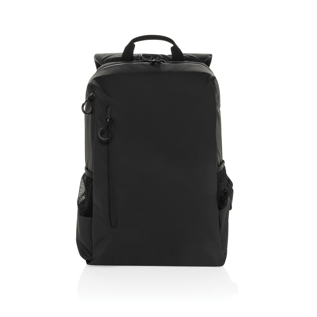 Lima Aware™ RPET water resistant 15.6 laptop backpack - Black