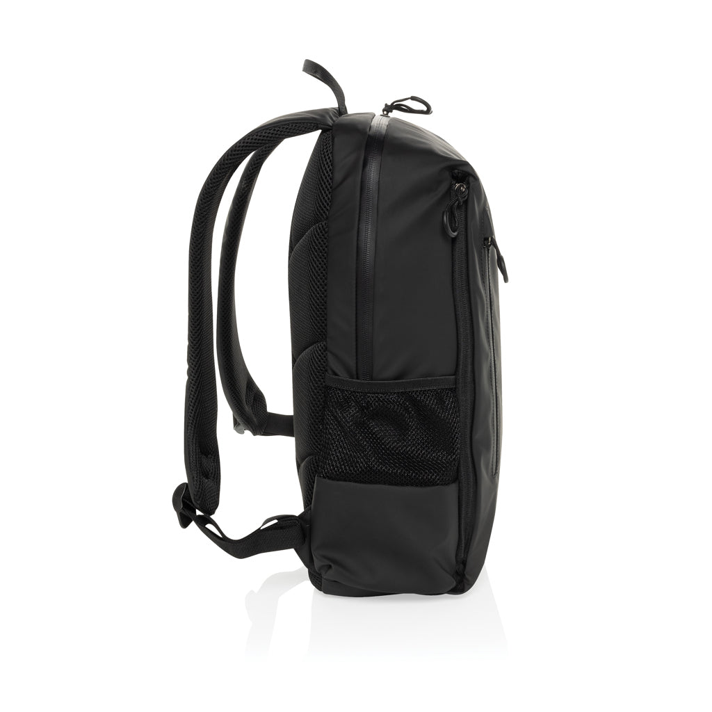 Lima Aware™ RPET water resistant 15.6 laptop backpack - Black