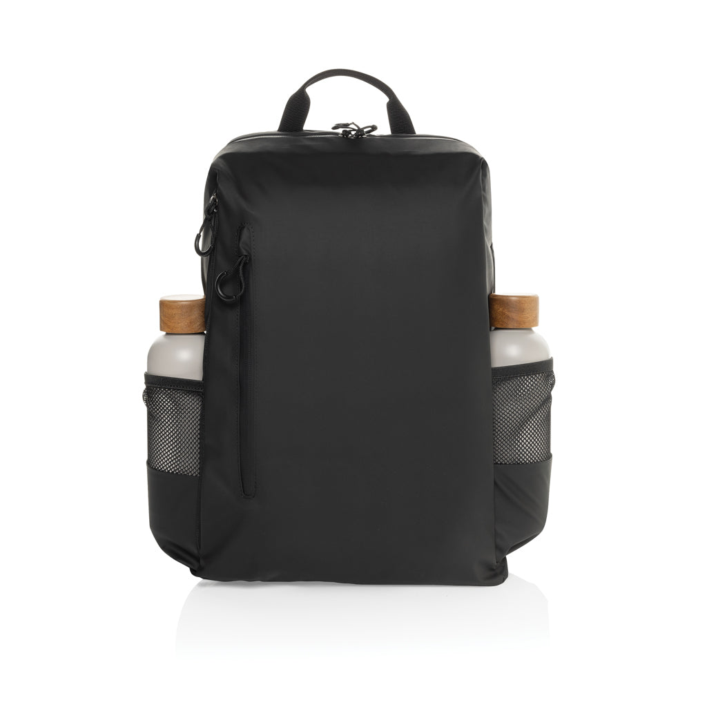 Lima Aware™ RPET water resistant 15.6 laptop backpack - Black