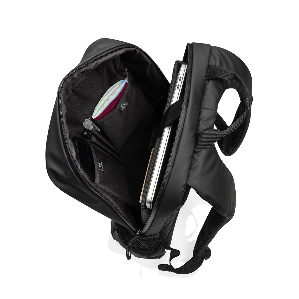 Lima Aware™ RPET water resistant 15.6 laptop backpack - Black