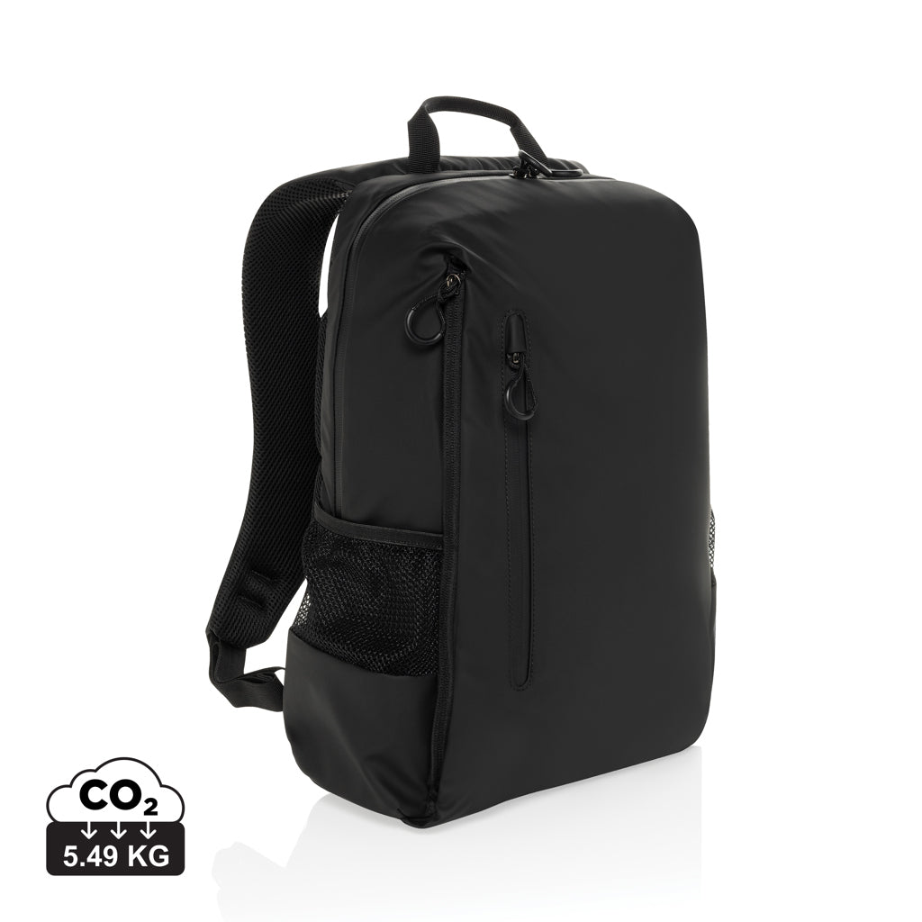 Lima Aware™ RPET water resistant 15.6 laptop backpack - Black