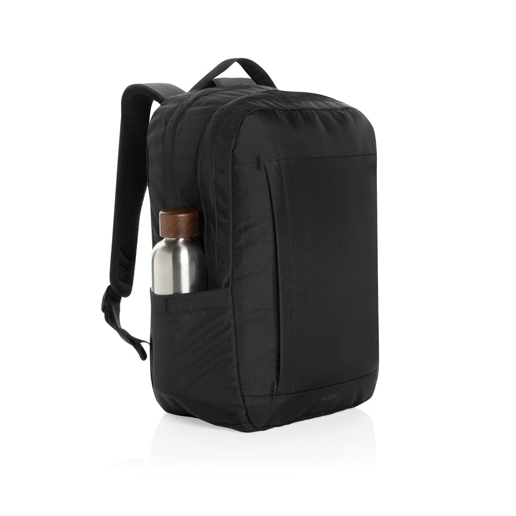 SP Aware™ RPET Edin 100% recycled 15.6 inch laptop backpack - Black