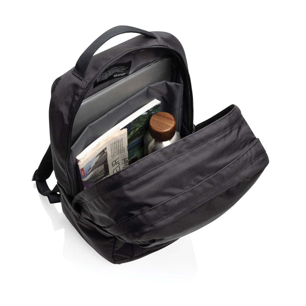 SP Aware™ RPET Edin 100% recycled 15.6 inch laptop backpack - Black