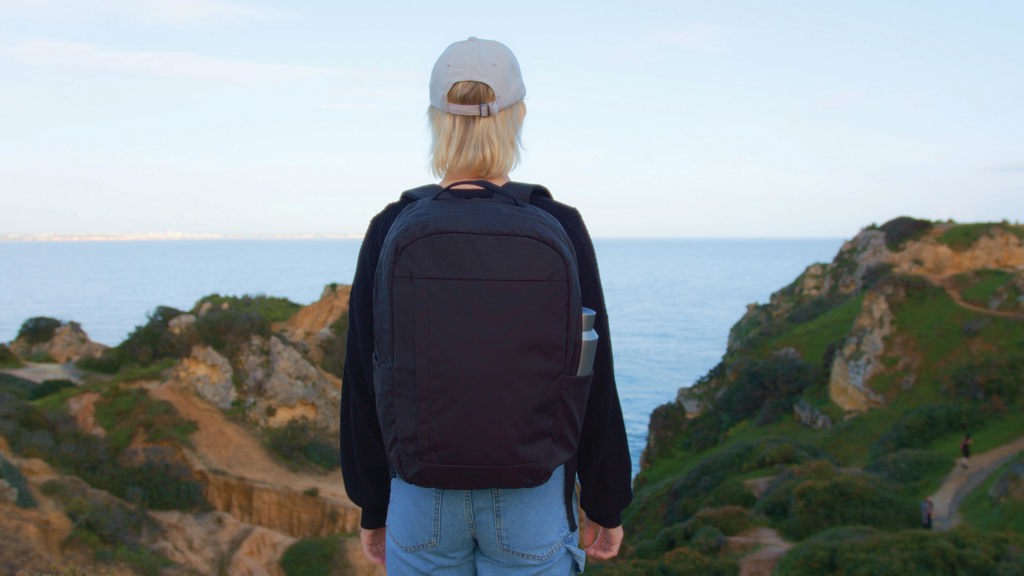 SP Aware™ RPET Edin 100% recycled 15.6 inch laptop backpack - Black