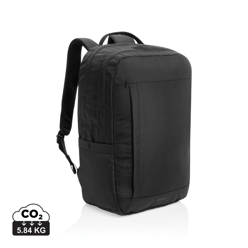 SP Aware™ RPET Edin 100% recycled 15.6 inch laptop backpack - Black