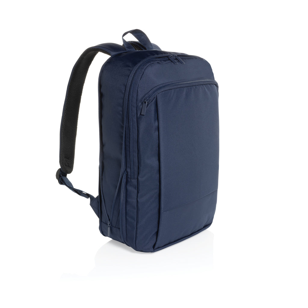 Flexpack Aware™ RPET Expandable Slim 15.6' Laptop Backpack - Navy