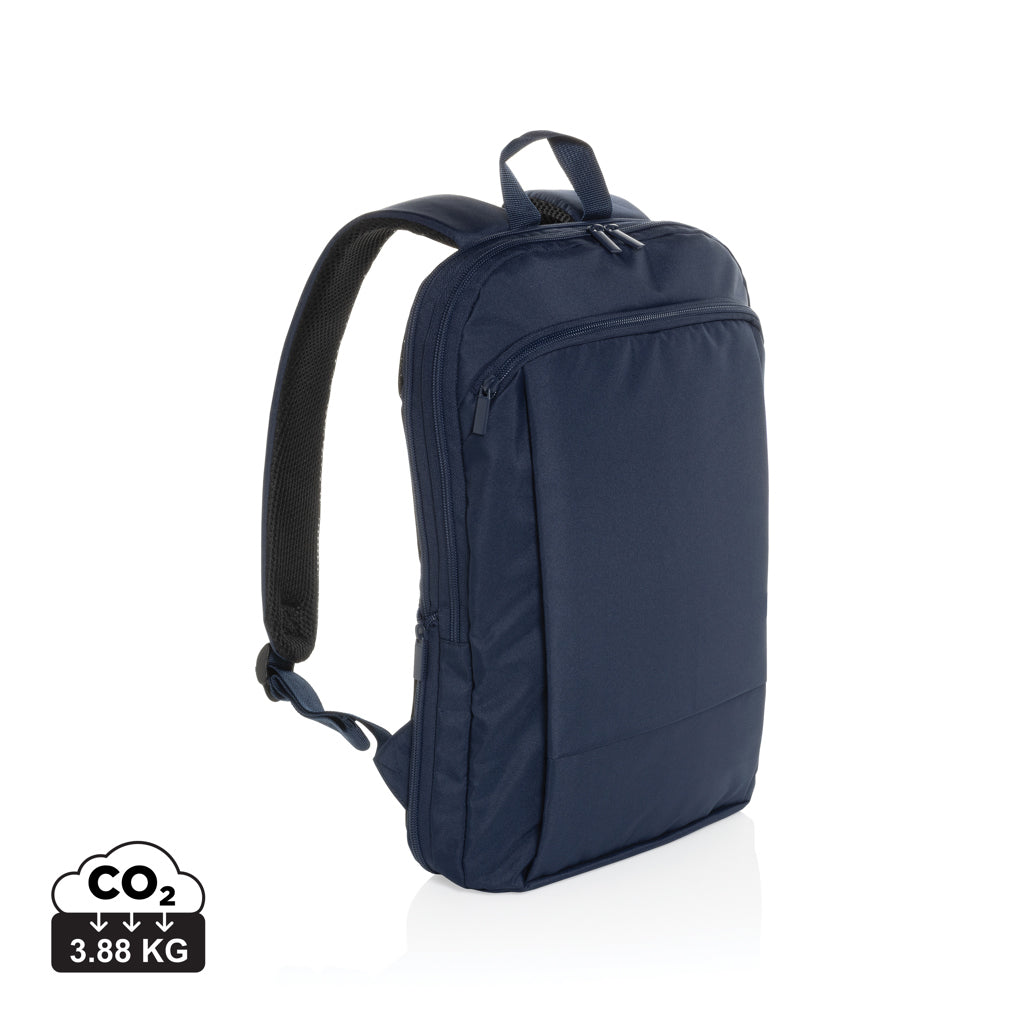 Flexpack Aware™ RPET Expandable Slim 15.6' Laptop Backpack - Navy