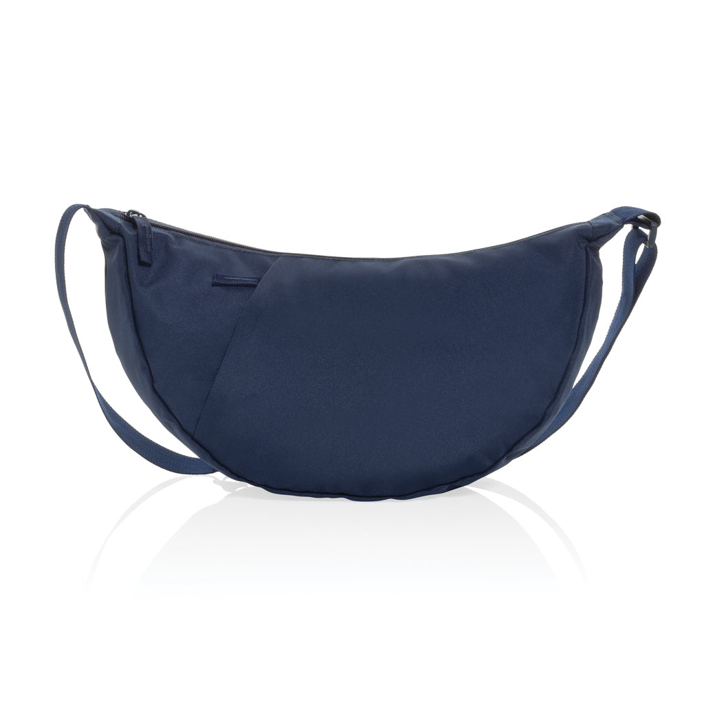 Crescent XL AWARE™ RPET half moon sling bag - Navy