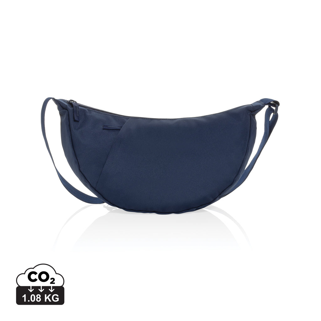 Crescent XL AWARE™ RPET half moon sling bag - Navy