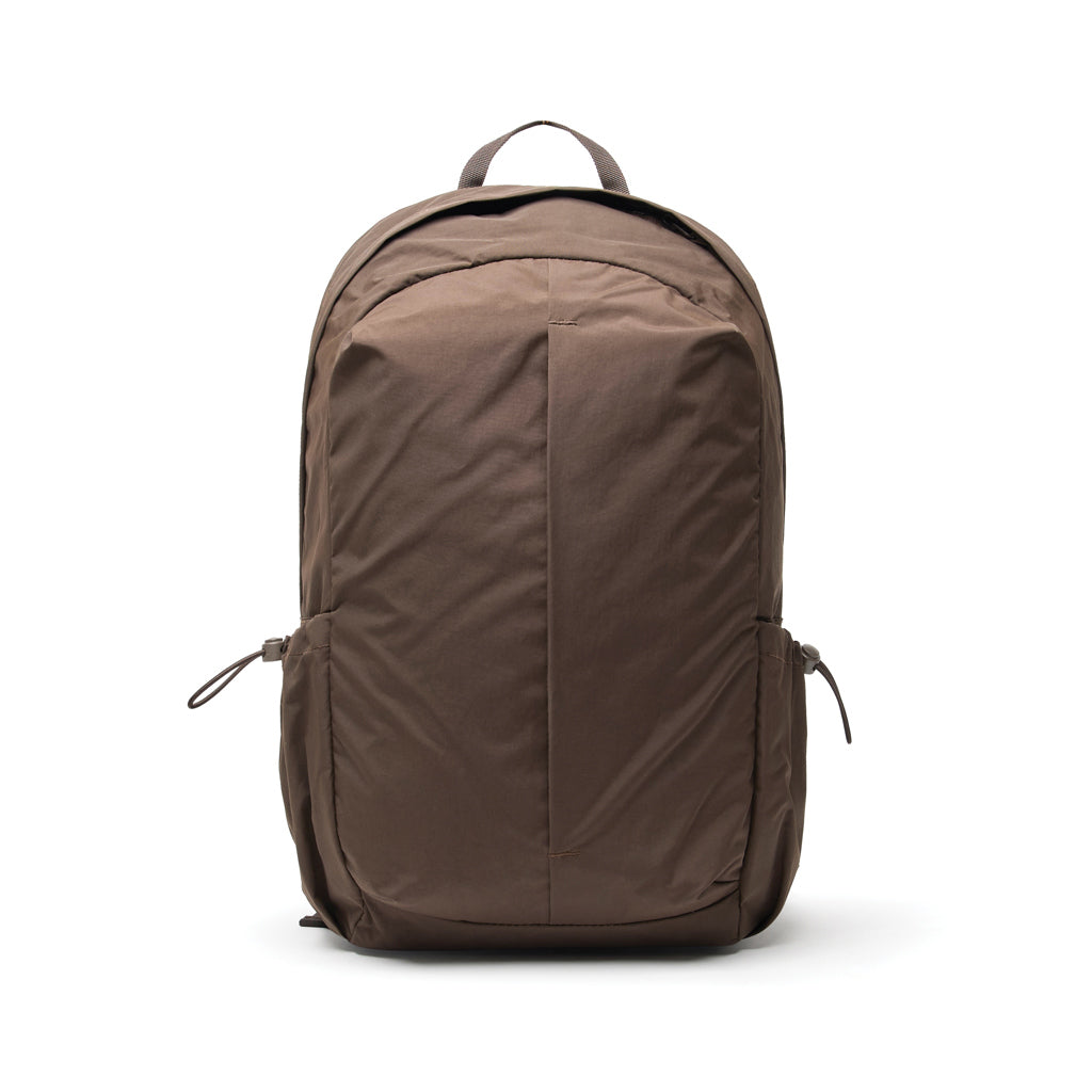 KENTO URBAN RCS recycled nylon 15.6 inch Backpack with front - Brown