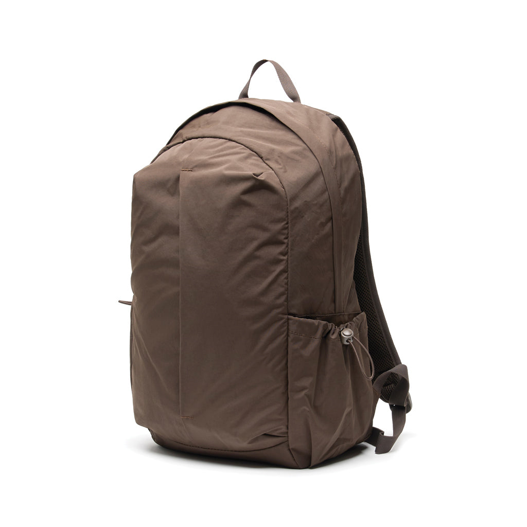 KENTO URBAN RCS recycled nylon 15.6 inch Backpack with front - Brown