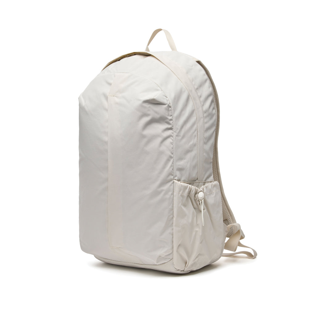 KENTO URBAN RCS recycled nylon 15.6 inch Backpack with front - Beige