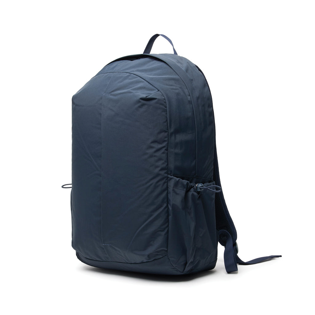 KENTO URBAN RCS recycled nylon 15.6 inch Backpack with front - Navy