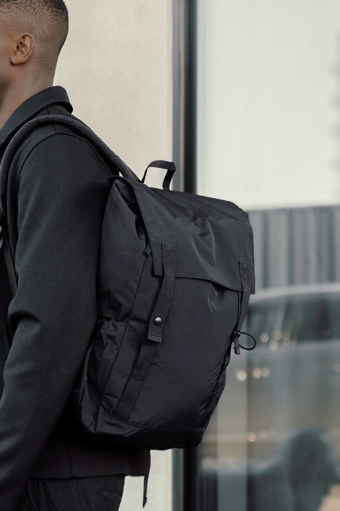 KENTO URBAN RCS recycled nylon Everyday Backpack - Black