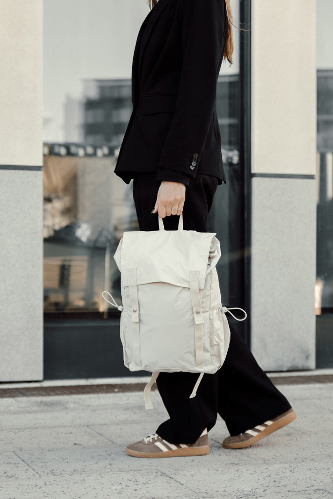 KENTO URBAN RCS recycled nylon Everyday Backpack - Beige