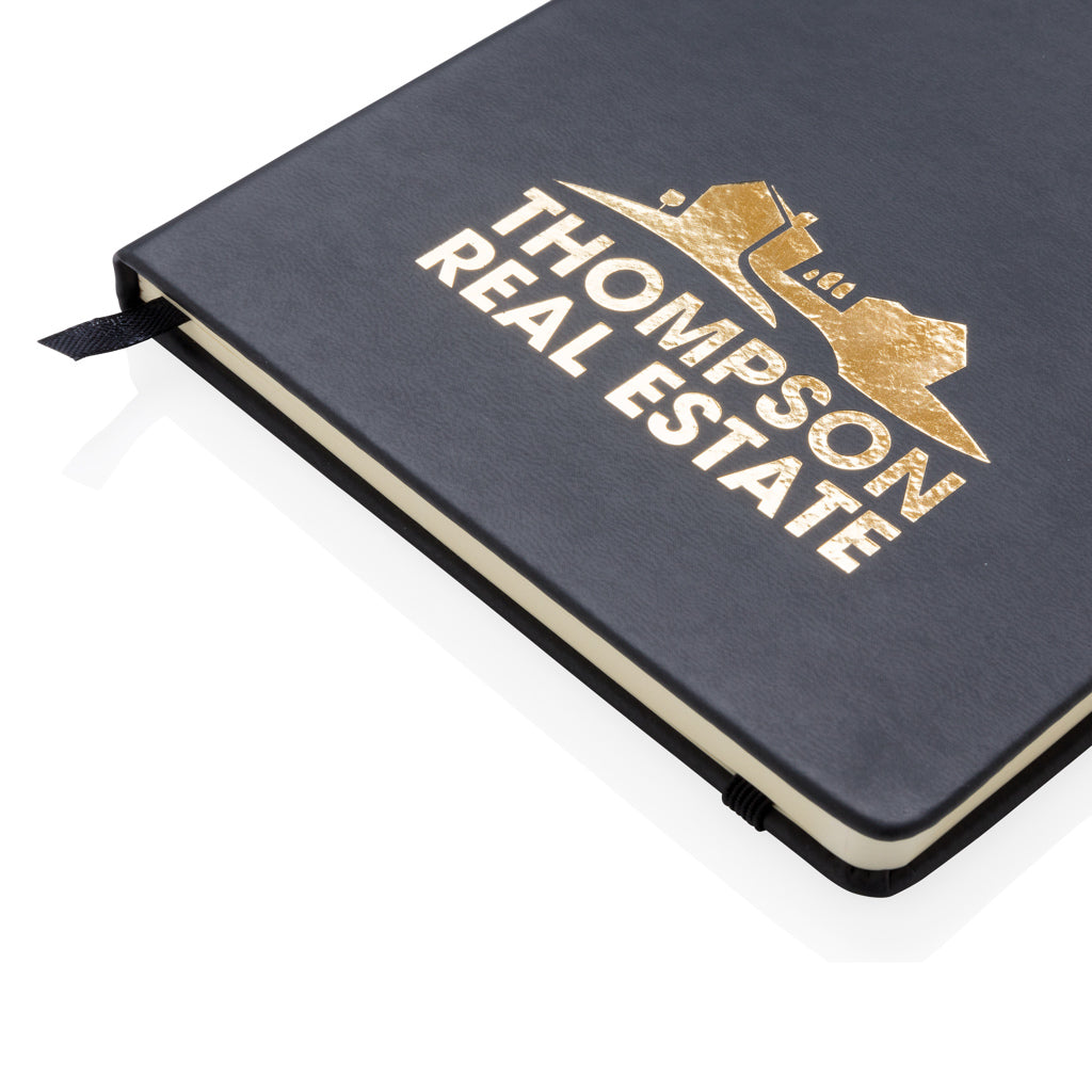 Standard hardcover PU notebook A5 - Black