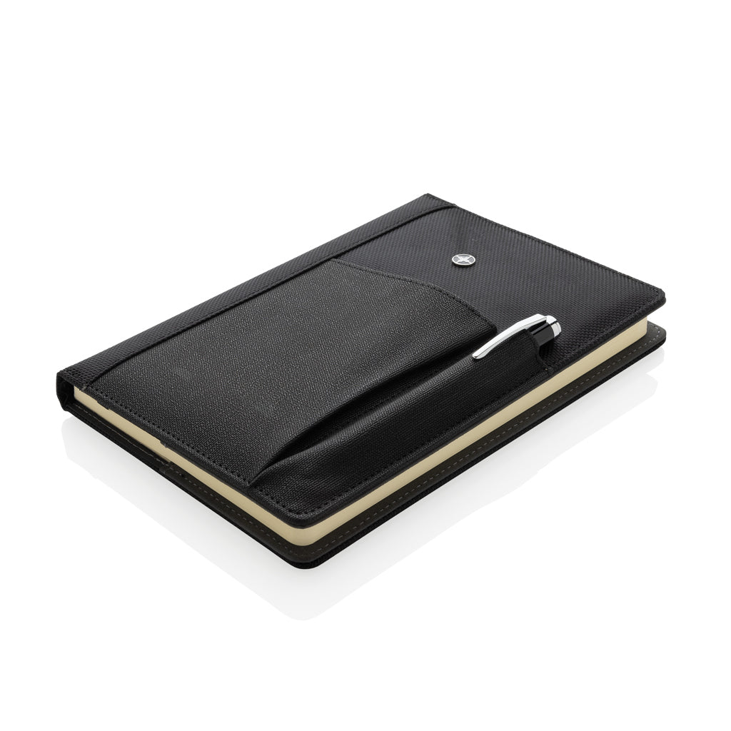 Refillable notebook and pen set - Black