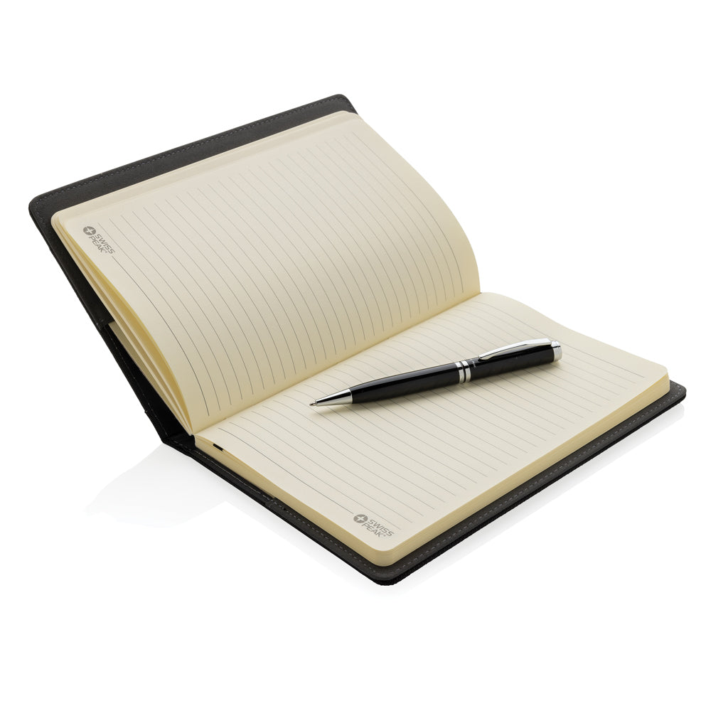 Refillable notebook and pen set - Black