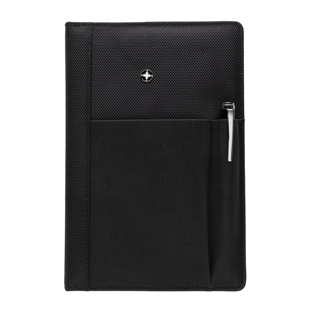 Refillable notebook and pen set - Black
