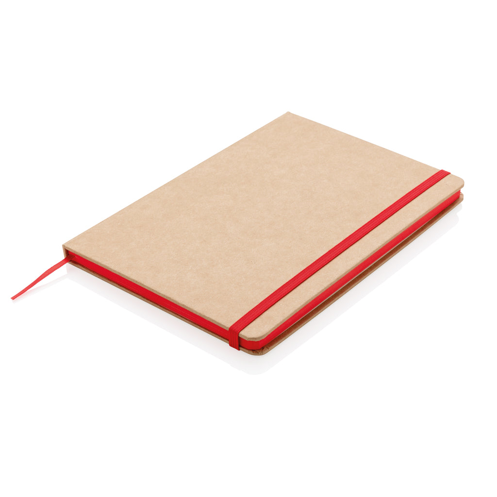 A5 kraft notebook - Red