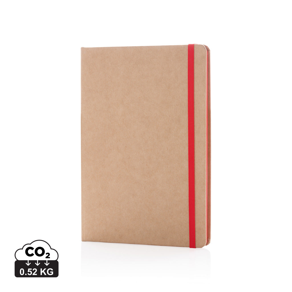 A5 kraft notebook - Red