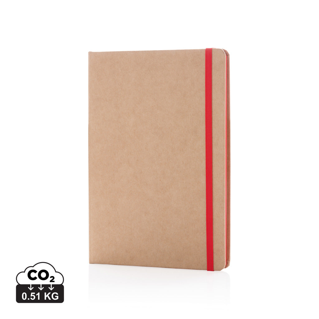 A5 kraft notebook - Red