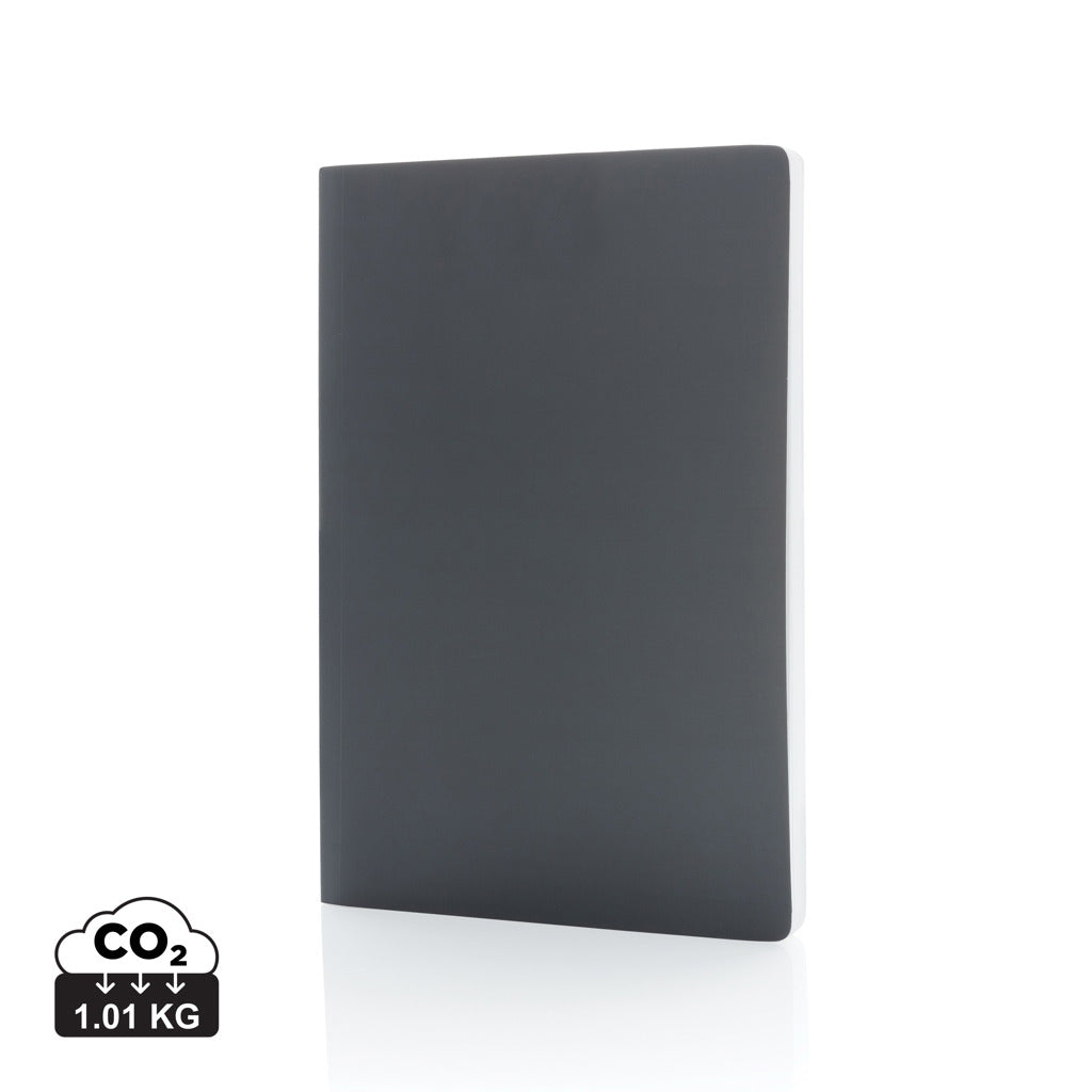 Impact softcover stone paper notebook A5 - Anthracite