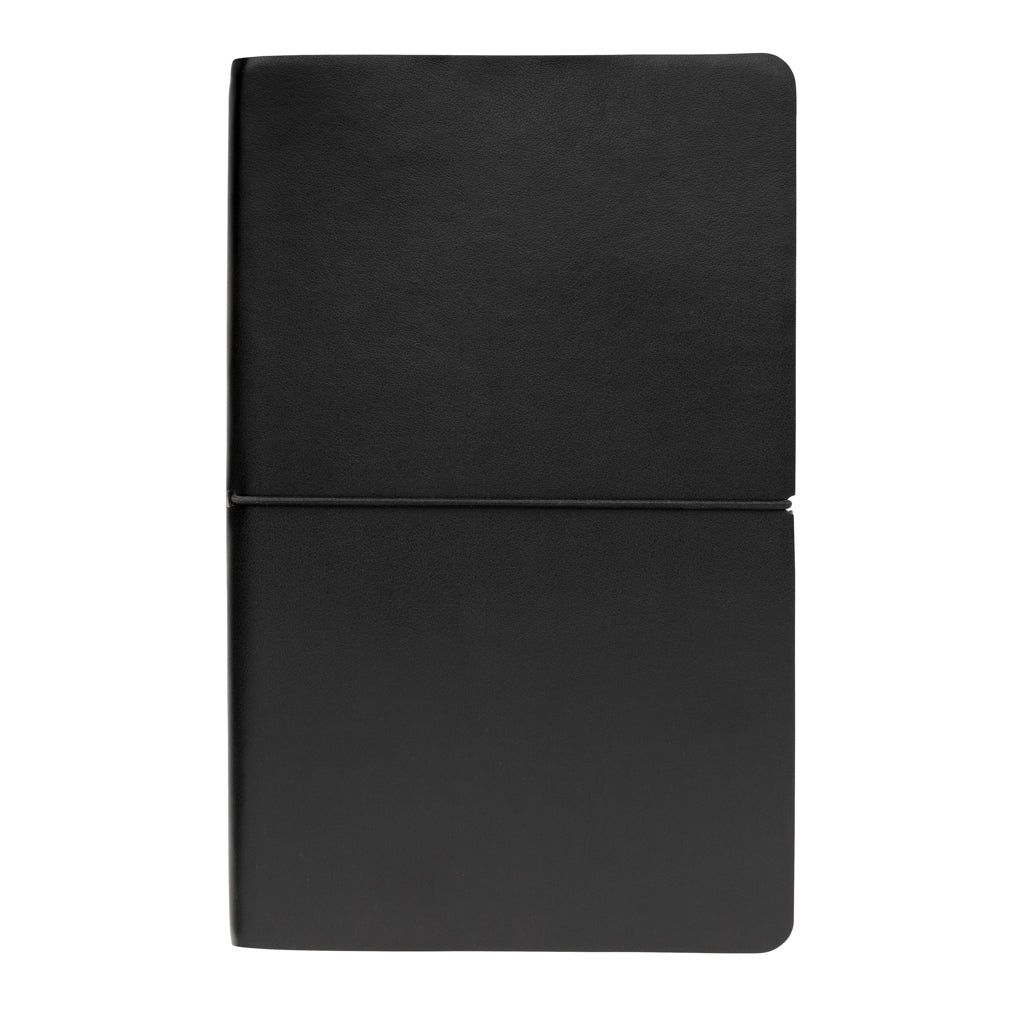 Modern deluxe softcover A5 notebook - Black