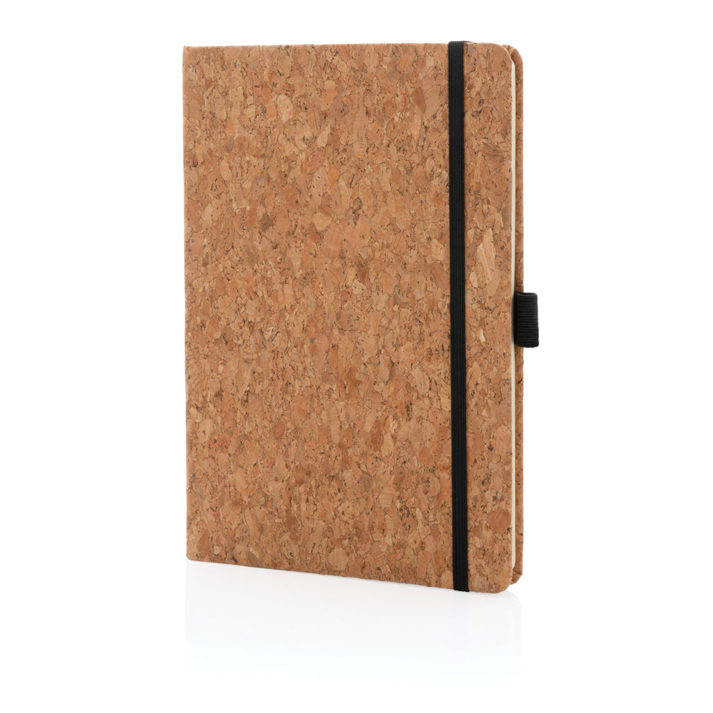 Cork hardcover notebook A5 - Brown
