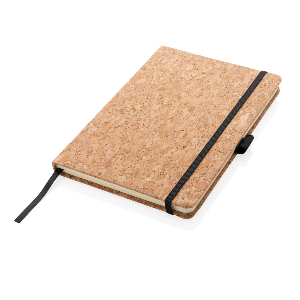 Cork hardcover notebook A5 - Brown
