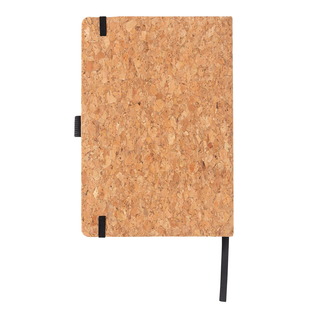 Cork hardcover notebook A5 - Brown