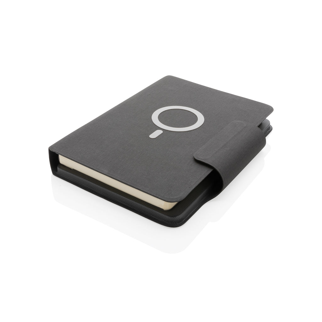 Artic Magnetic 10W wireless charging A5 notebook - Black