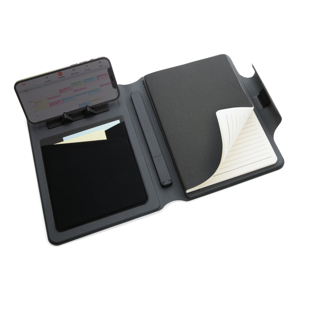 Artic Magnetic 10W wireless charging A5 notebook - Black