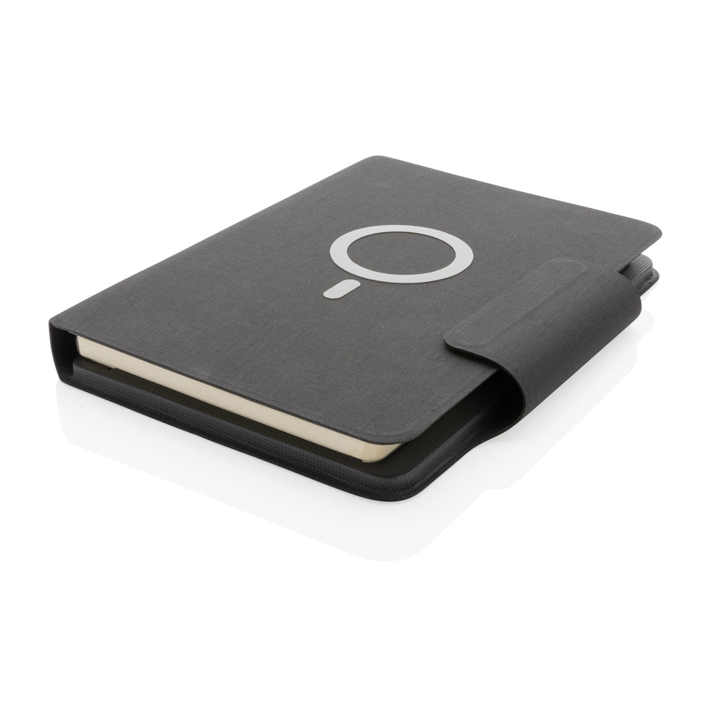 Artic Magnetic 10W wireless charging A5 notebook - Black