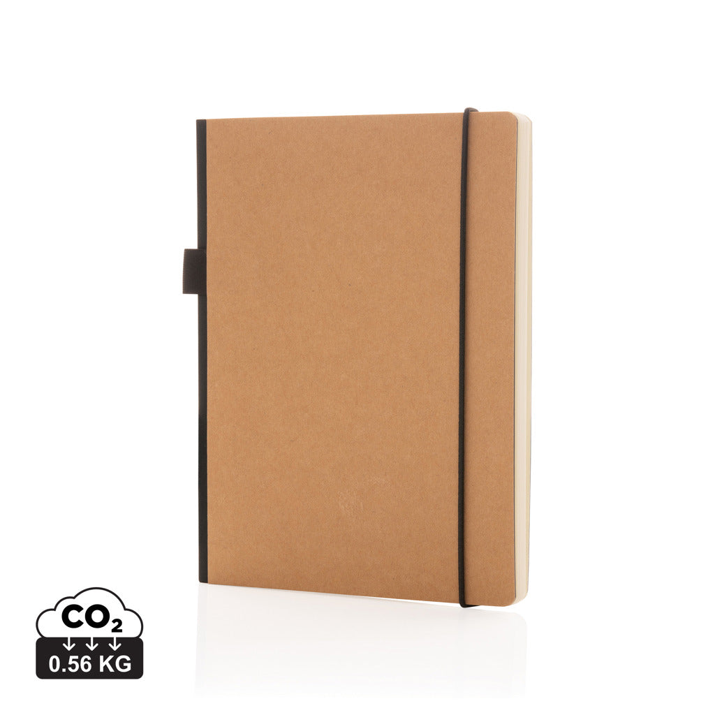 A5 deluxe kraft hardcover notebook - Brown