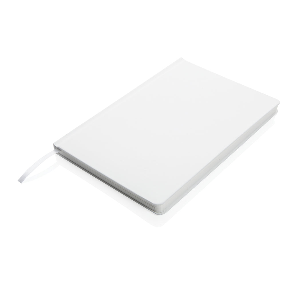 A5 Impact stone paper hardcover notebook - White