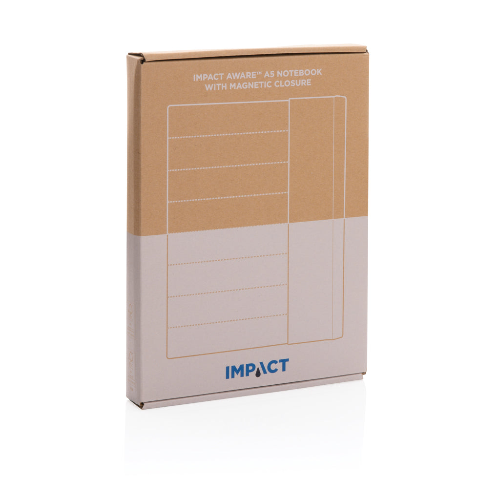 Impact Aware™ A5 notebook with magnetic closure - Green