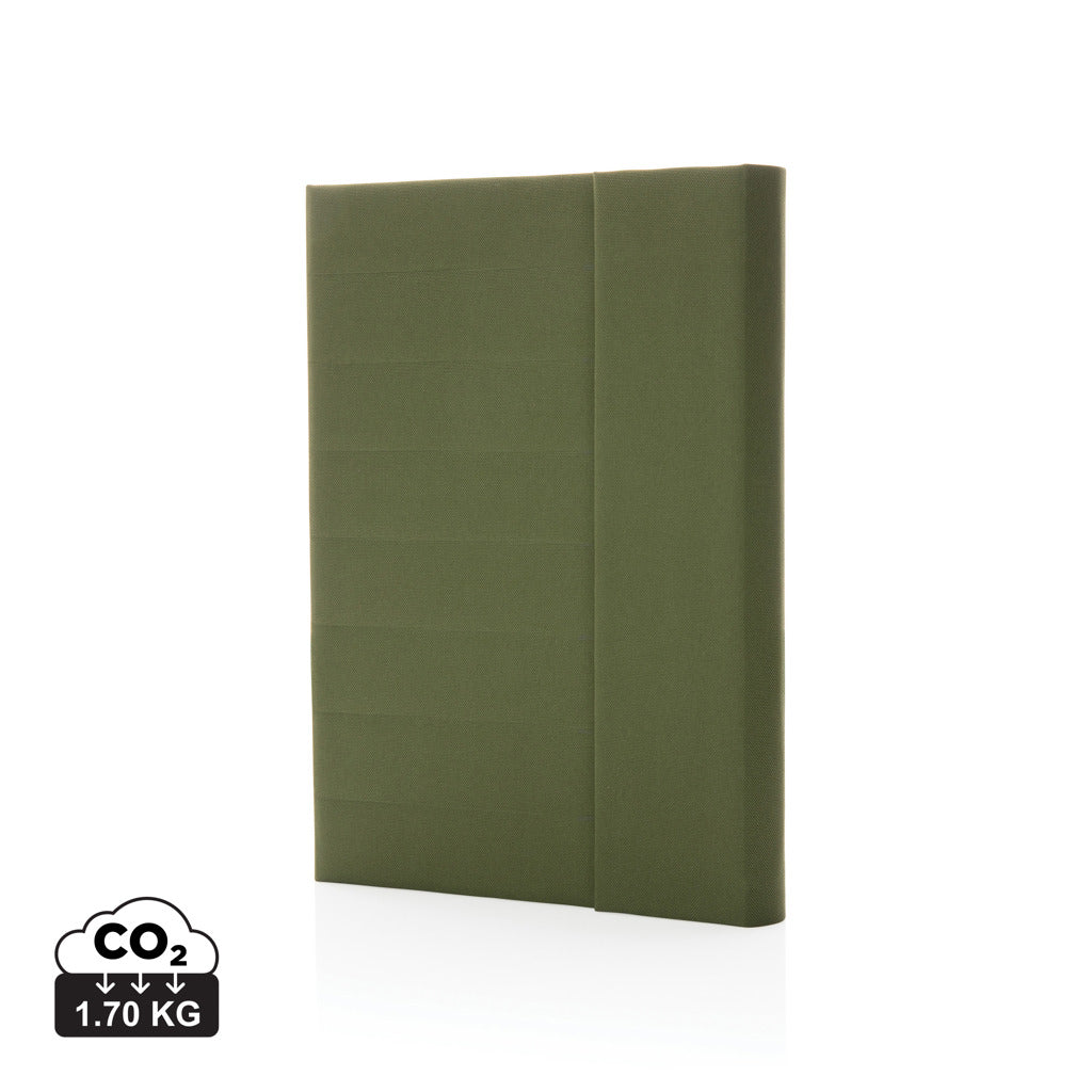 Impact Aware™ A5 notebook with magnetic closure - Green