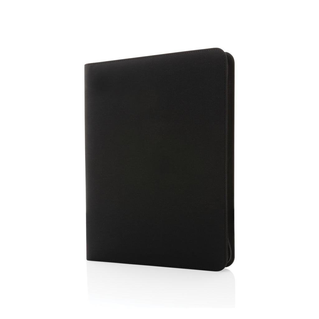 Impact Aware™ deluxe 300D tech portfolio with zipper - Black