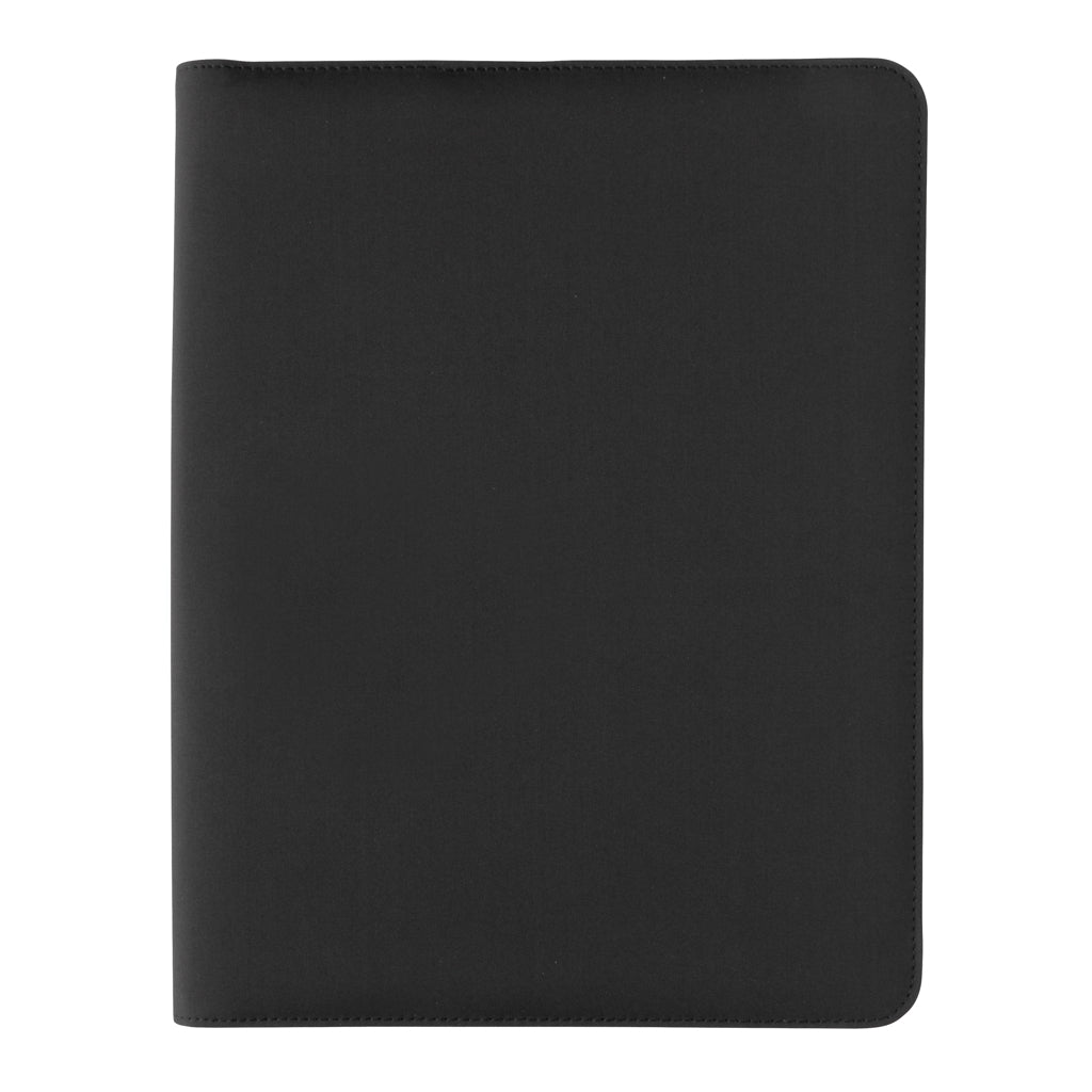 Impact Aware™ deluxe 300D tech portfolio with zipper - Black