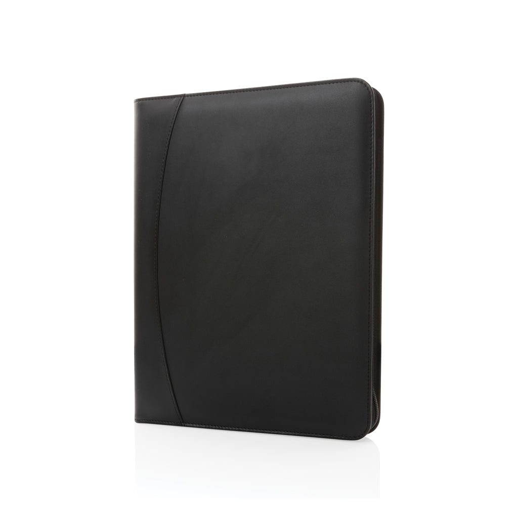 RCS rPU deluxe tech portfolio with zipper - Black