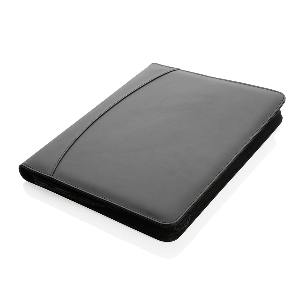 RCS rPU deluxe tech portfolio with zipper - Black