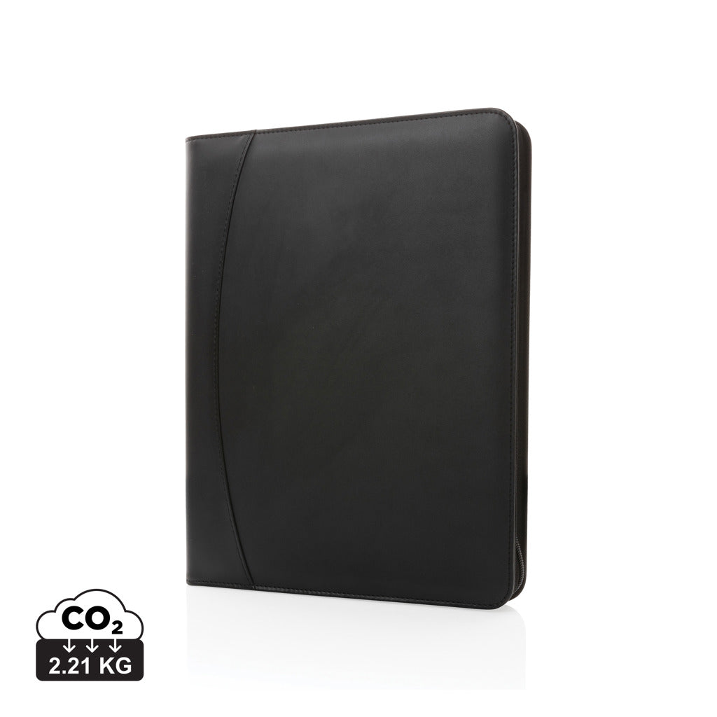 RCS rPU deluxe tech portfolio with zipper - Black