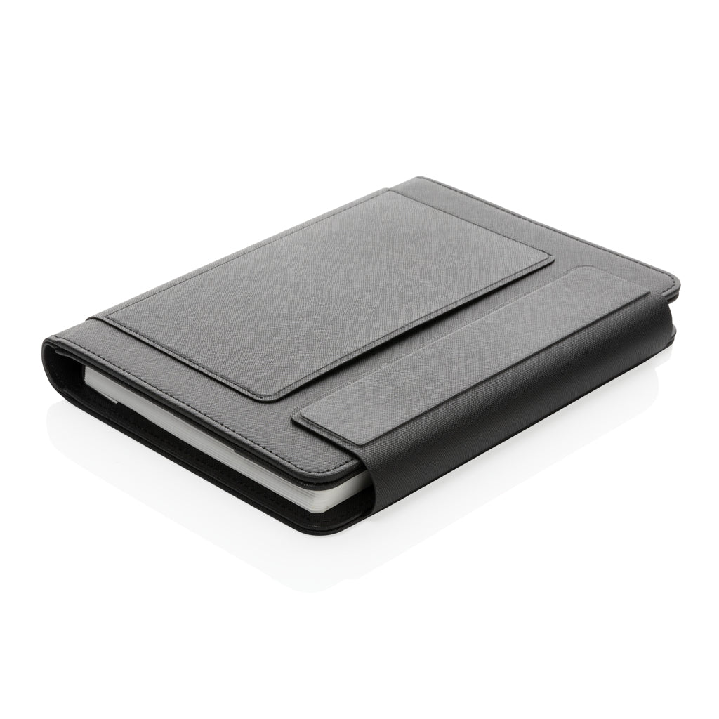 Swiss Peak Heritage RCS rPU A5 stone paper portfolio - Black