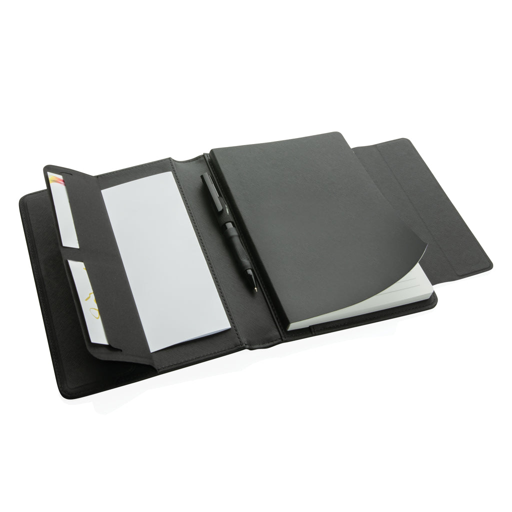 Swiss Peak Heritage RCS rPU A5 stone paper portfolio - Black