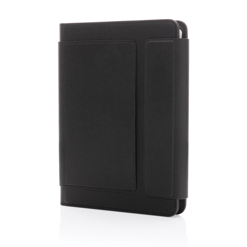 Swiss Peak Heritage RCS rPU A5 stone paper portfolio - Black