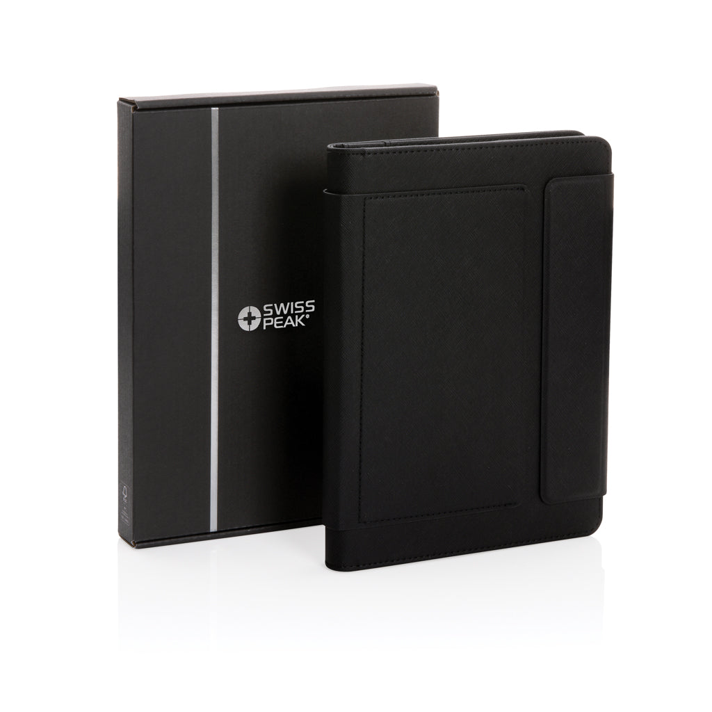 Swiss Peak Heritage RCS rPU A5 stone paper portfolio - Black