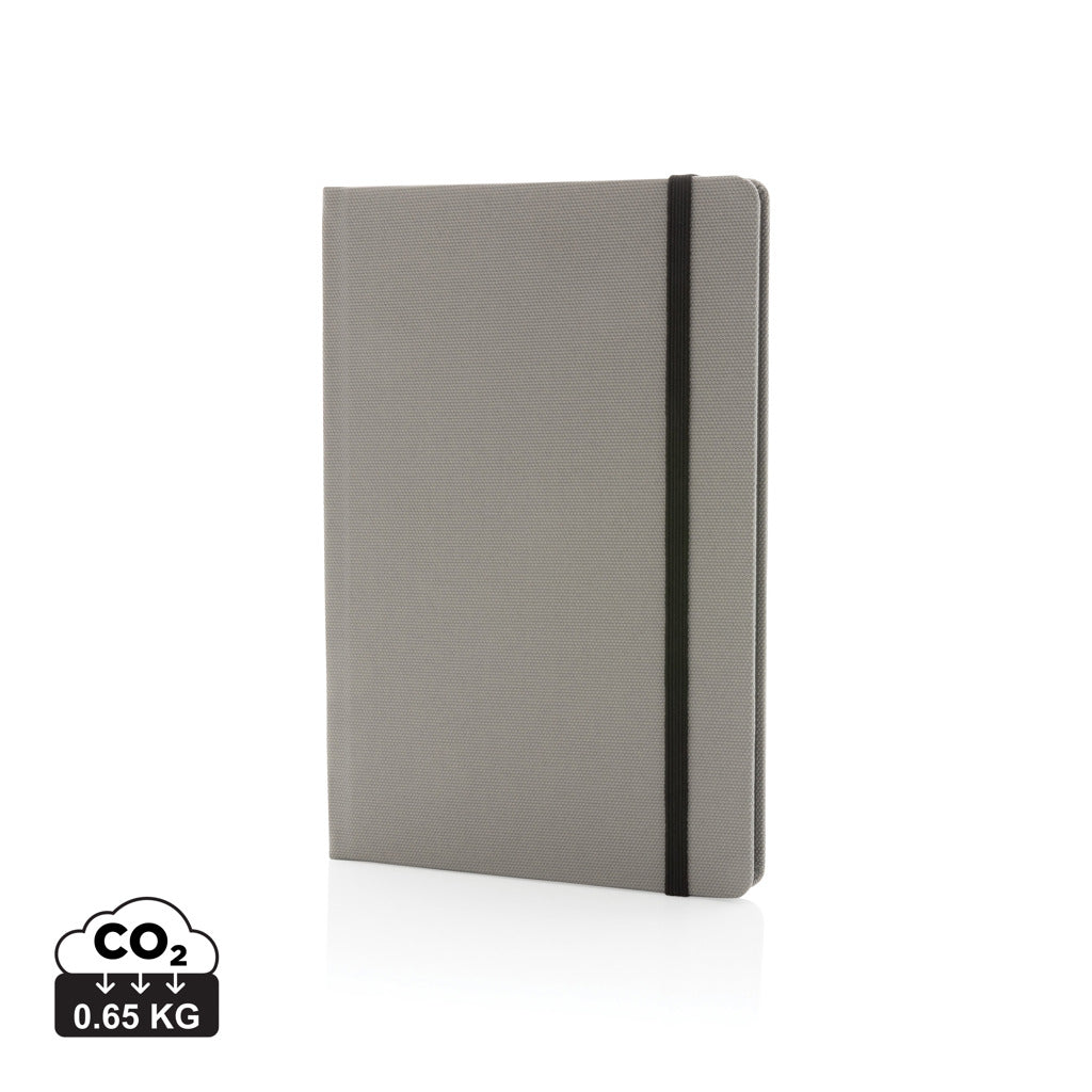 GRS certified RPET A5 notebook - Grey