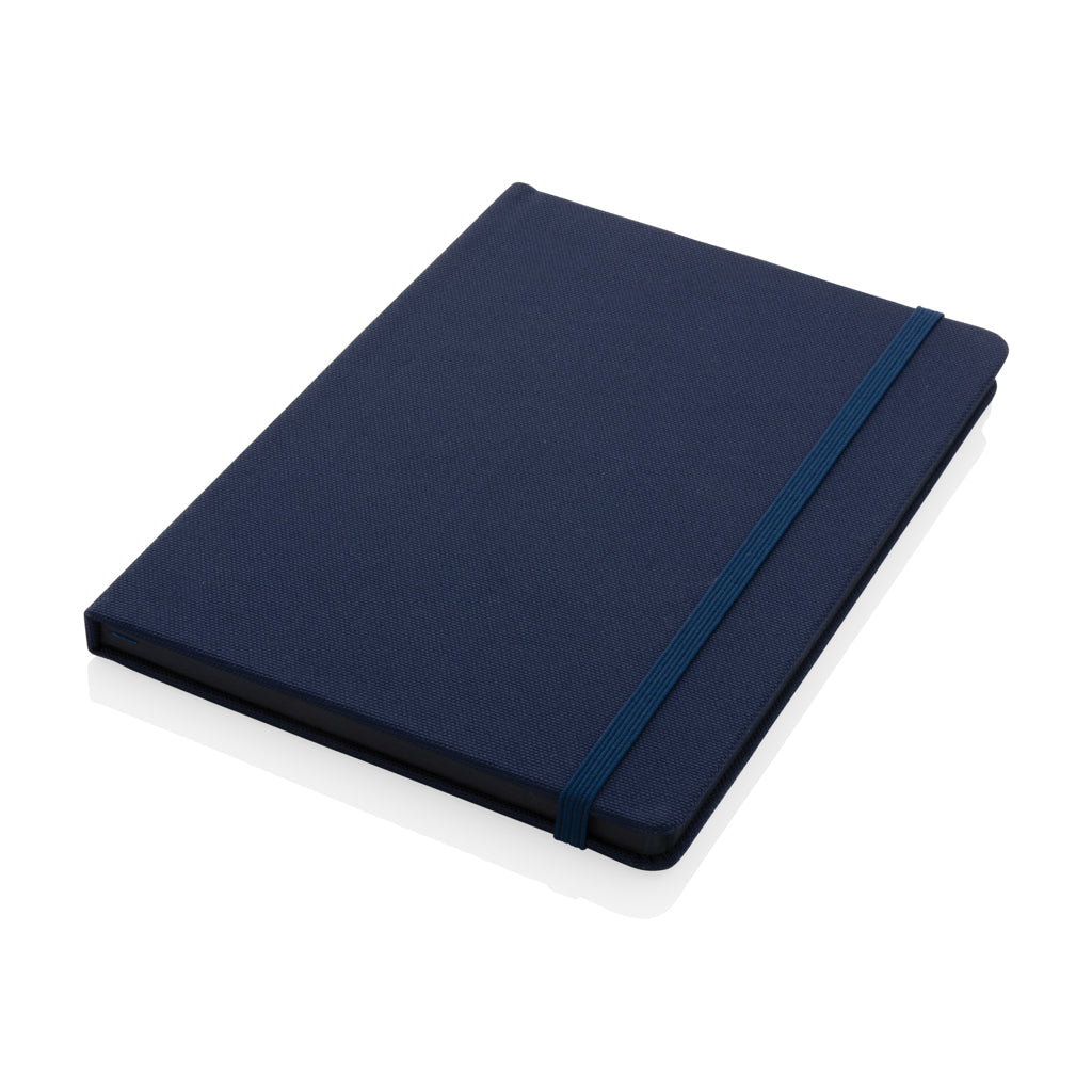 GRS certified RPET A5 notebook - Navy